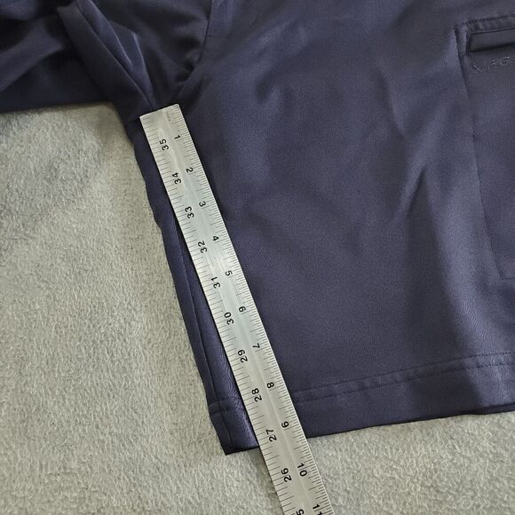 IZOD Golf Shorts Men's 36 Navy Blue Slash Pockets Casual Flat Front Regular Fit - Picture 4 of 9